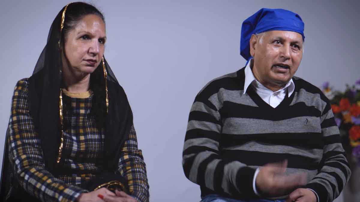Still from the video showing two of the interviewees